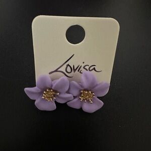 Lovisa Purple Flower Earrings